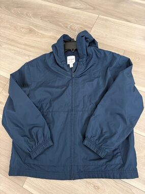 Cat & Jack Dark Blue Hooded Zip Jacket